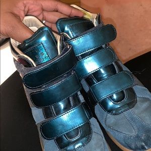 MM6 high top sneakers